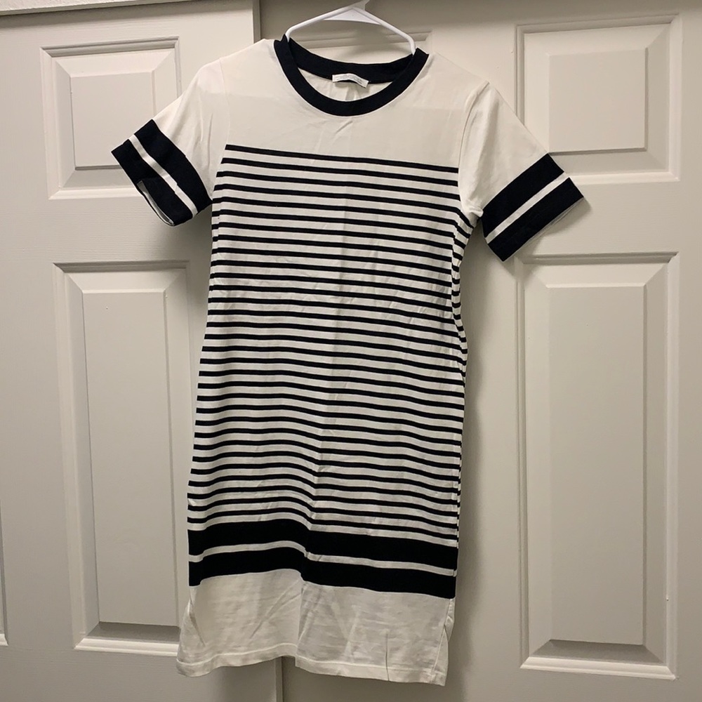Zara Striped T-Shirt Dress